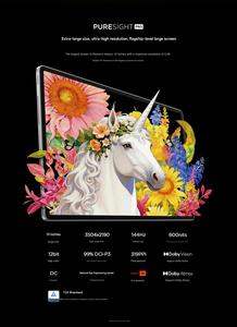 Tablette Lenovo Xiaoxin Pad Pro GT <span class=keywords><strong>13</strong></span> pouces 144Hz AI à succès, 12000mAh, Snapdragon 8 Elite pour l'étude, la vidéo et l'audio, le travail de bureau - Product Image 6