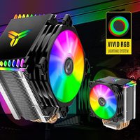 Refroidisseur de processeur JONSBO CR1400 92 mm RGB PWM à roulement fluide en cuivre et aluminium, 4 caloducs, silencieux, amovible, compatible Intel LGA 1851/1700/1200/1151