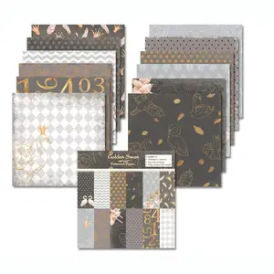 GF new trends 12x12 golden swan diy scrapbooking hand account decoration cardstock scrapbook paper