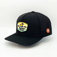Nuevas Gorras Deportivas de Golf de 5 Paneles a la Moda, MOQ Bajo, Gorra de Béisbol Deportiva Personalizada con Diseño de Agujeros Cortados con Láser, Diseña Tu Propio Logotipo, Gorras Trucker