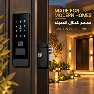 Serrure de porte intelligente Bluetooth Sinon TTLock avec lecteur d'empreintes digitales, clavier, RFID, accès par application, serrure électronique de sécurité pour la maison, l'appartement, le bureau - Product Image 5