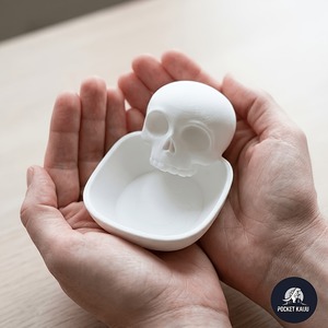 Gamelle pour dragon barbu en forme d'os d'Halloween, imprimée en 3D, anti-déversement, pour gecko léopard et lézard - Product Image 1