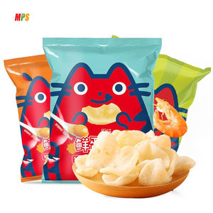 Haccp/brc ได้รับการรับรองกรอบกุ้งคั่วรสกุ้งแครกเกอร์ขนมรสชาติที่แตกต่างกันกุ้งชิป - Product Image 4