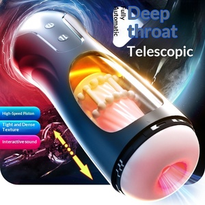 <span class=keywords><strong>Masturbateur</strong></span> masculin Phantom Airplane Cup, entièrement automatique, électrique, télescopique, avec stimulation réaliste en TPE et canal réaliste - Product Image 1