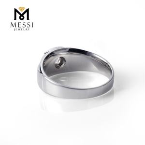 Messi Nero Dei Monili di vendite Venerdì <span class=keywords><strong>signori</strong></span> dei monili 14k oro moissanite eternity band mens <span class=keywords><strong>anelli</strong></span> - Product Image 2