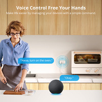 Stop Kontak Pintar Sonoff S40 Lite WiFi & Kontrol Jarak Jauh via Aplikasi dengan Kontrol Suara, Berfungsi dengan Alexa & Google Home