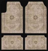Venta al por mayor de fábrica, alfombrilla de coche de estilo nórdico Retro, alfombrilla de estilo Persion personalizada, juego de alfombrillas de impresión Digital