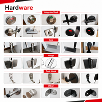 Cloison de toilettes en HPL durable de 12-18 mm, facile à nettoyer, résistante aux rayures, ensemble complet pour les toilettes des immeubles de bureaux