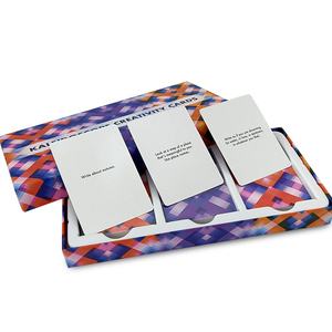 Kit di Carte Artistiche Colorate con Scatola Organizzata, Suggerimenti Stimolanti, <span class=keywords><strong>Gioco</strong></span> di Carte Personalizzato con Laminazione Opaca per Feste in Famiglia - Product Image 2