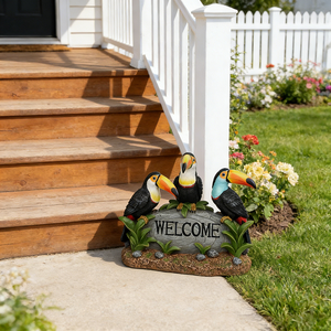 Base de statue de jardin en résine antique de luxe |   Piedestal d'extérieur résistant aux intempéries pour jardinières et sculptures |   Ornement en relief sculpté à la main - Product Image 2
