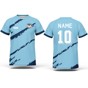 <span class=keywords><strong>Maillot</strong></span> de sport de football personnalisé Logo par sublimation impression par transfert coupe automatisée Service OEM pour les sports de football - Product Image 2