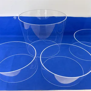 Hitzebeständigkeit transparentes Quarzglasrohr Ozongenerator hochtemperatures Quarzrohr mit großem Durchmesser - Product Image 4