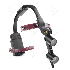 กล้องสองตาพร้อมไฟหน้า LED 5W 2.5X/3.5X โคมไฟหัวทันตกรรมสำหรับการขยาย - Product Image 2