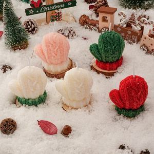 Hot-Selling Christmas-Scented Aromatherapy <b>Candles</b> Modern Cute Festive Decorative Valentine's Day Party Gifts Glass Jar Bean Wax - Product Image 5