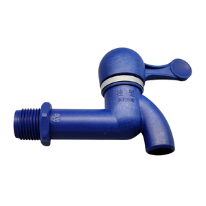 Classic OEM Color Blue Kitchen and Bathroom Cold Water Plastic Extended Faucet Sink Tap - Product Image 1