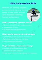 Planche de surf électrique 8 kW Hydrofoil pour eaux offshore IP68 Artfoils Mast Electronic Efoil Jet Surf EPP Noir 100 kg OEM