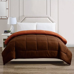 Thiết Kế Đơn Giản 100% Polyester Sợi Nhỏ Mùa Đông Comforter Set Đảo Ngược Vua Kích Thước Quilted Hiện Đại Grey Giường Comforter Chất Lượng Cao - Product Image 3