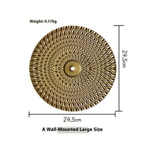 Moderno lusso oro disco in ferro da appendere a <span class=keywords><strong>parete</strong></span> luce per la casa arredamento in metallo ciondolo per la decorazione della stanza - Product Image 6