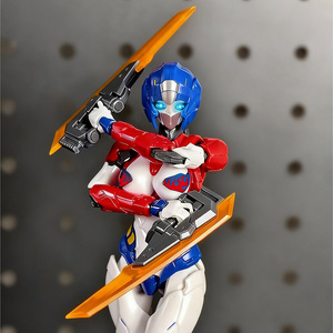 Figura de Robot Mecha ABS con Ojos Brillantes, Espada Grande, Sasa Qian, Dios de la Guerra de Llamas Azules, Alcyone, Modelo de Juguete para Armar - Product Image 3