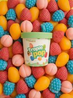 LIKLAK Mini Glace aux Fruits Célébrité Internet, Arôme Riche de Fruits et Super Satisfaisante, Mini Glace Fraise Mangue Pêche Raisin