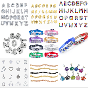 ARGE-Cuentas de diamantes de imitación para <span class=keywords><strong>collar</strong></span> de perro personalizado, lote de 10mm, venta al por mayor - Product Image 6