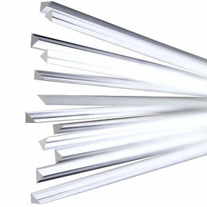 Varilla Acrílica Triangular Transparente Incolora al por Mayor, Barra de PMMA Acrílica Triangular Transparente, Varilla Acrílica Triangular Transparente - Product Image 1