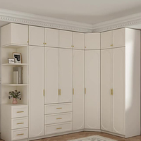 Offre Spéciale : Ensemble de Meubles de Chambre Modernes Personnalisés pour Salon et Hôtel, avec Grande Armoire et Coiffeuse en MDF