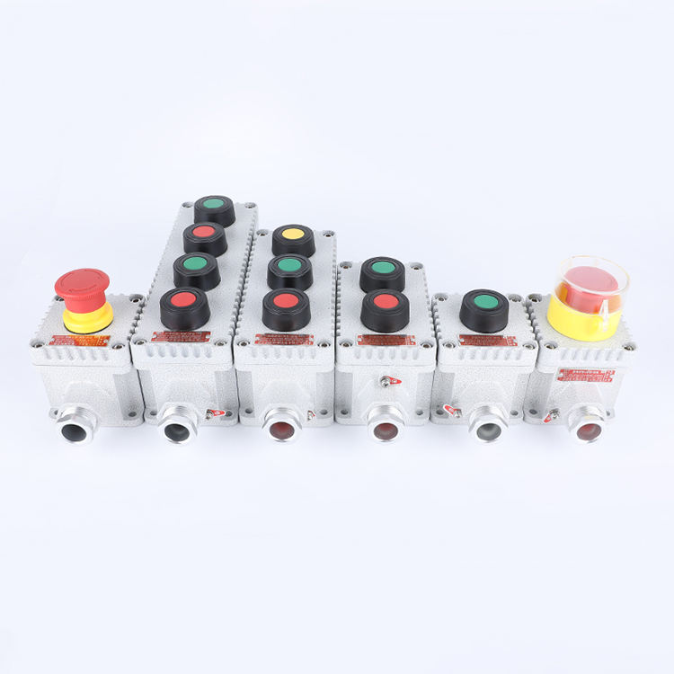 BAXIT Explosion Proof Control Button On/Off Control Button Box Explosion Proof Emergency Stop Switch