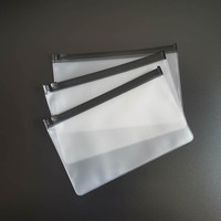 Sacs à fermeture éclair en EVA givré, petit format, avec logo personnalisé, recyclables, pochettes transparentes pour bijoux, emballage imprimé pour bracelets et boucles d'oreilles