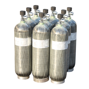 Bombola di Riserva in Fibra di Carbonio 6.8L 300Bar 4500psi CE EN137 per Apparecchio Respiratorio da Vigile del Fuoco per Antincendio e Soccorso Chimico - Product Image 5