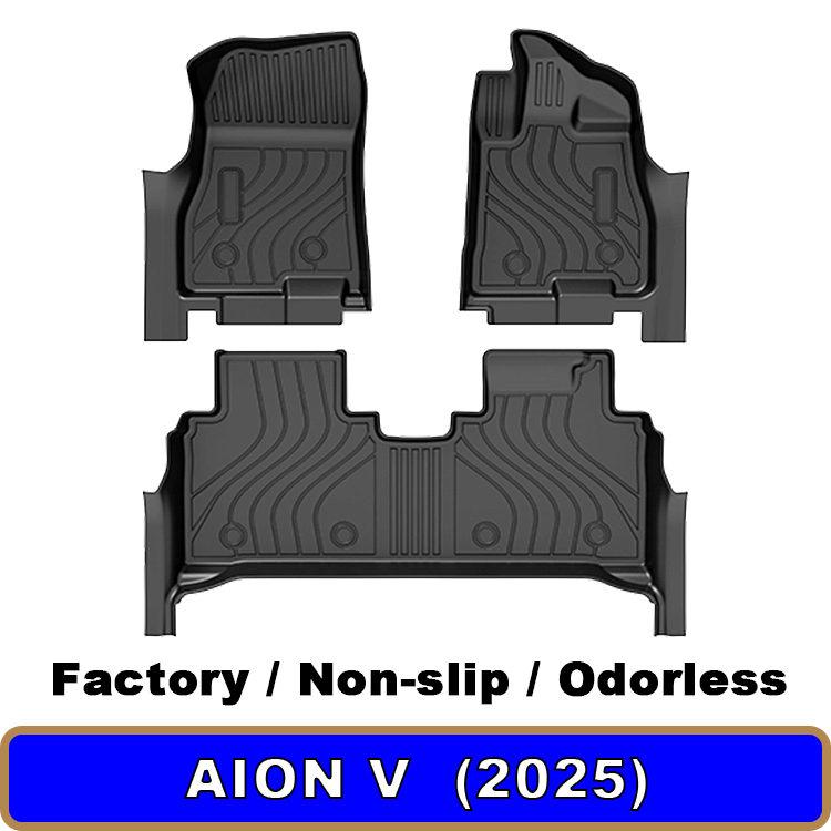 Tapis de voiture RHD pour AION V 2025 en TPE