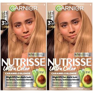 ครีมนวดผมยกผมถาวรสีบลอนด์ (Tres leches) แพ็ค2 LC3 Garnier Nutrise สีพิเศษ - Product Image 1