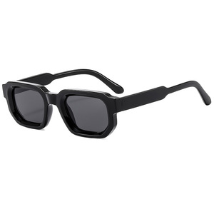 Vintage Thick Square Sunglasses Rectangle Fashion Sun <strong>Glasses</strong> 2025 Women Men Black Frame Shades Custom Eyewear Logo - Product Image 2