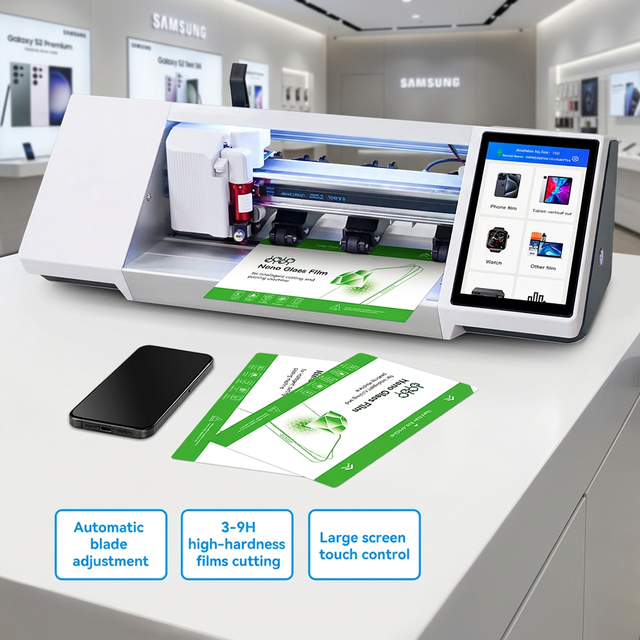 H390 Plus 5H-9H Hard Film Smartphone Screen Unlimited Screen Protector Tpu Hydrogel Film Screen Skin Protective Cutting Machine