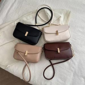 Sac à main en cuir PU imperméable à motif géométrique pour femme, collection 2025, avec fermeture éclair et fermoir, doublure en cuir véritable, toutes saisons - Product Image 1