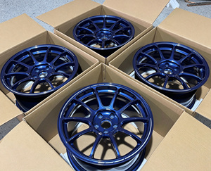 Geschmiedete Aluminiumlegierung TIME ATTACK III Mag Blaue Felgen für 350Z für <span class=keywords><strong>GR</strong></span> für GTR Hochleistungs 18x9 5 Neues Konkaves Design - Product Image 3