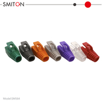 Protège-prises modulaires RJ45 CAT5E/CAT6/CAT6A/CAT7 – Manchons en plastique pour connecteurs Ethernet RJ45 – Protections en caoutchouc