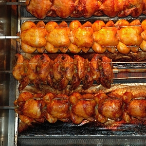 Matériel de restauration Libermann, rôtissoire automatique en acier inoxydable de grande capacité, four à gaz pour rôtir la viande et les poulets - Product Image 3
