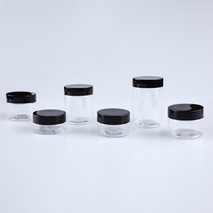 Empty Clear PET Plastic Cosmetic Jar with Screw <b>Top</b> Lid 50ml-500ml Capacity for Skin Care <b>Cream</b> & Eye <b>Cream</b> - Product Image 4