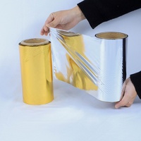 Film Mylar Métallisé en Aluminium Réfléchissant et Anti-Lumière / Film PET Aluminisé / Feuille Métallique Argentée Découpée pour Hydroponie