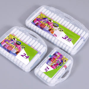 Ensemble de <span class=keywords><strong>marqueurs</strong></span> de graffiti à double embout rond à base d'eau de haute qualité, 36 couleurs, pinceau doux - Product Image 5