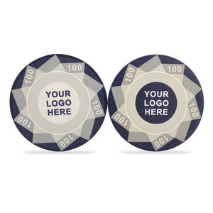 Achetez maintenant Jeu de jetons de casino en céramique personnalisé 14G Jetons de poker en argile Plateau à surface lisse Conception personnalisée en gros <span class=keywords><strong>Vente</strong></span> disponible - Product Image 6