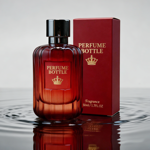 Flacon de parfum en verre de luxe vide de 100 ml, design nouveau, avec boîte personnalisée - Product Image 1