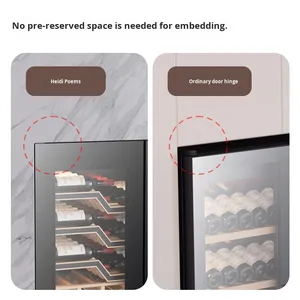 Meuble de rangement moderne pour vin avec fonction de température constante intégrée intelligente pour le refroidissement des boissons et de la vaisselle - Product Image 3