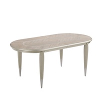 Table à manger ronde antique de luxe française, sculptée, incrustée de coquillages, en bois massif, design traditionnel, pour salon de villa royale ou d'hôtel