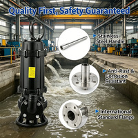 Bomba Sumergible Industrial para Aguas Residuales con Protección IP68, Bomba de Sumidero de Gran Capacidad para Descarga de Aguas Residuales