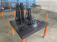 Kit de fixation modulaire D28 pour soudage, surface nitrurée Q355, options de fixation en fonte D16, table de soudage CE ISO Chine, banc de soudage
