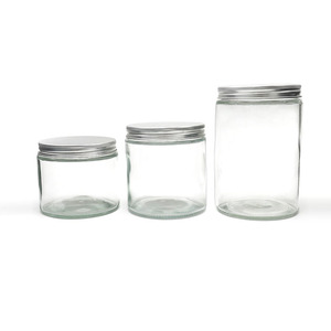 Pot <span class=keywords><strong>en</strong></span> <span class=keywords><strong>verre</strong></span> transparent à large ouverture, hermétique, vide, 390 ml, 500 ml, 750 ml, pour épices, miel, bonbons, avec couvercle - Product Image 6