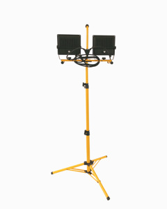 Nouvelle lampe de travail LED extérieure à double tête 60W haute puissance, à intensité variable sans électrode, avec support triangulaire WD-210601 - Product Image 2