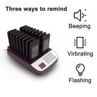 Nouvel arrivage Système d'appel de gestion des commandes des appelants sans fil étanche Buzzers de table Pager pour restaurants Coffee Bar